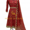 Buy Online Petal Short Anarkali Bridal Dress Set